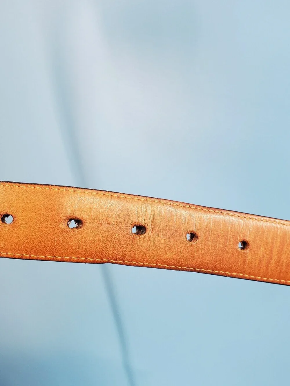 Coach brown leather belt 40